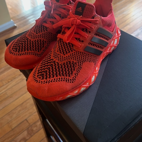Adidas Ultraboost Web DNA 'Solar Orange/Red - Picture 2 of 2